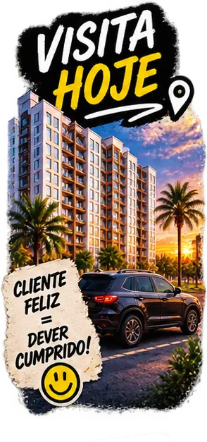 Visita hoje, cliente feliz