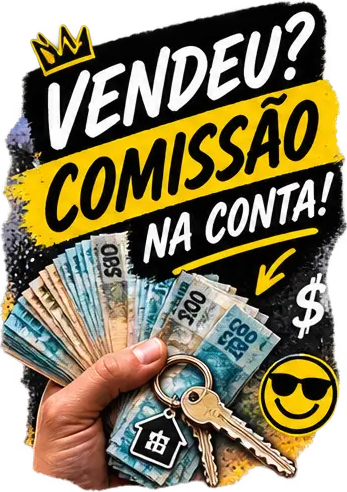 Vendeu? Comissão na conta