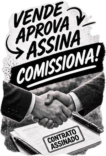 Vende, aprova, assina, comissiona