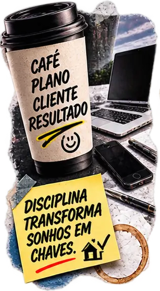 Café, plano, cliente, resultado