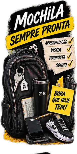 Mochila sempre pronta